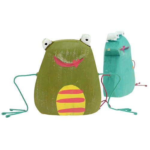 Floristik24 Trefrosk 9,5cm grønn 6stk