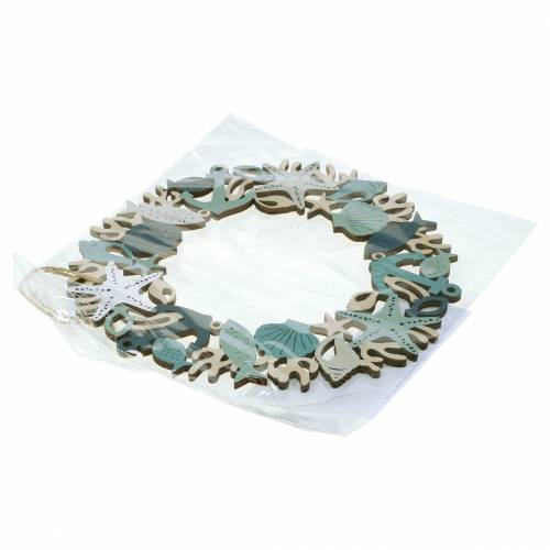 Floristik24 Maritim trekrans å henge 21cm