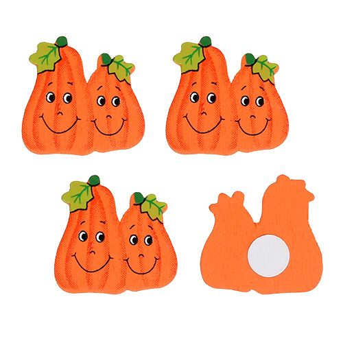 Floristik24 Tregresskar til liming 2,5cm oransje 18 stk