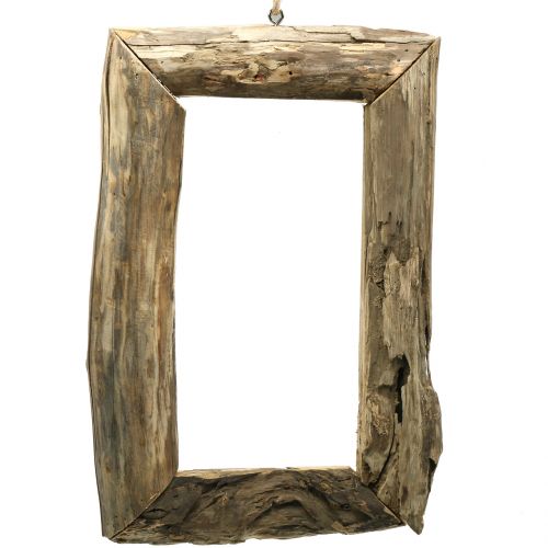 Floristik24 Naturlig treramme for å henge 46cm x 30cm