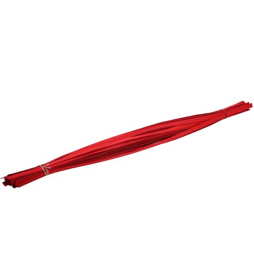 Trestrimler flettet bånd rød 95cm - 100cm 50p