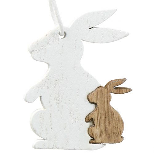 Floristik24 Dekorasjonshenger vårhvit / natur 12stk