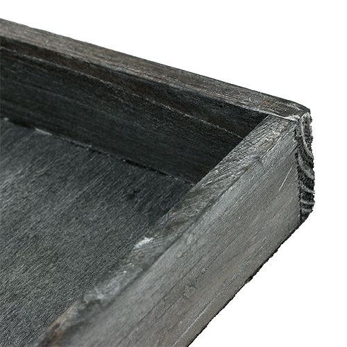 Floristik24 Trebrett grått 14 cm x 14 cm x 3 cm 5 stk