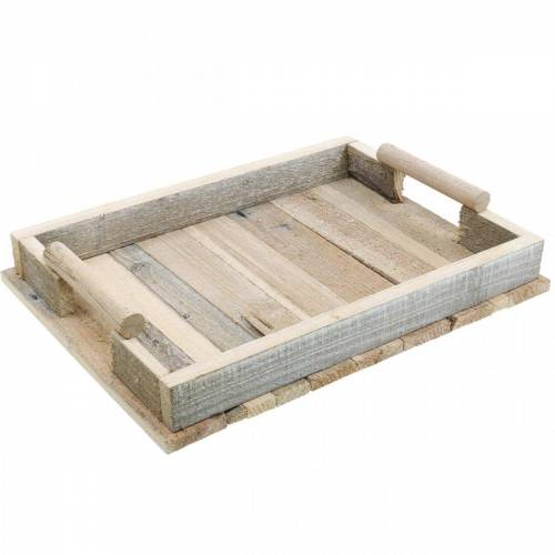 Floristik24 Dekorativt brett, tredekor, trebrett, borddekorasjon 37,5cm