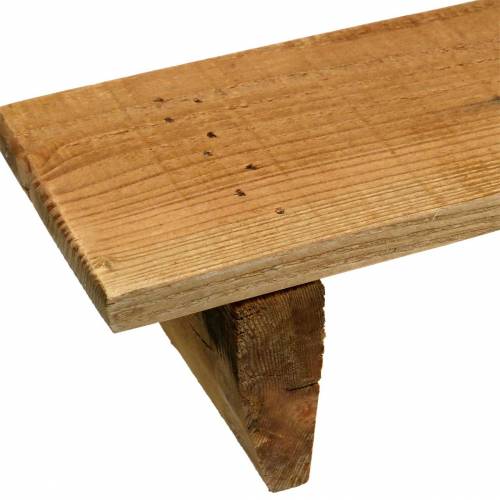 Floristik24 Trebrett med føtter naturlig 58cm H10cm