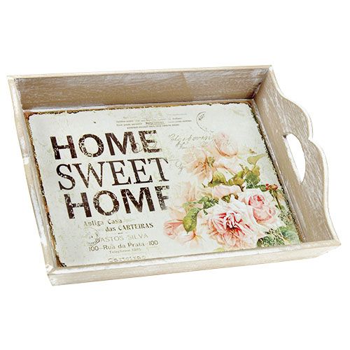 Floristik24 Trebrett med tekst Home Sweet Home
