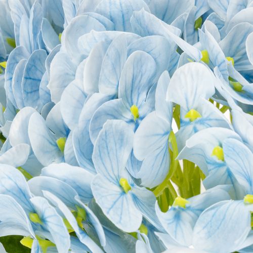 gjenstander Kunstige hortensiablomster, naturtro design, til stuedekorasjon, 34 cm, 3 stk.