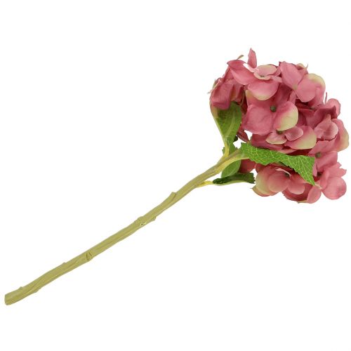 Floristik24 Kunstig hortensia mørk rosa 36cm