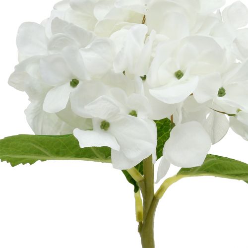 gjenstander Dekorativ hortensia hvit 36cm