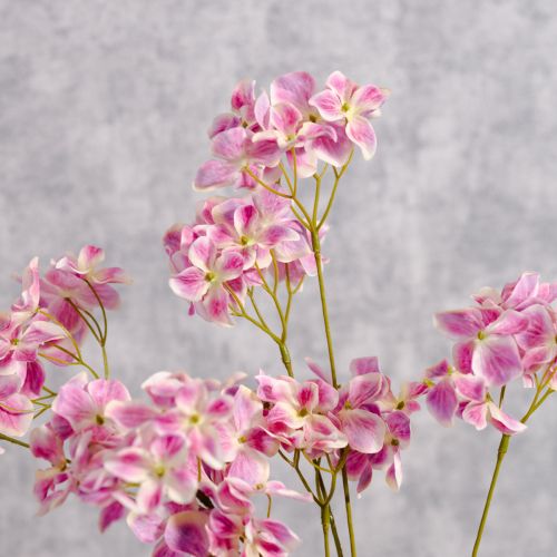 gjenstander Kunstig hortensiaplante, lettstelt, for langvarig dekorasjon, 110 cm, 2 stk.