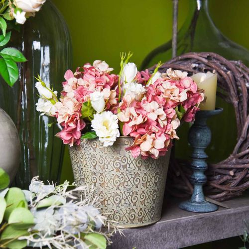 Floristik24 Hortensia beige/rosa 35cm