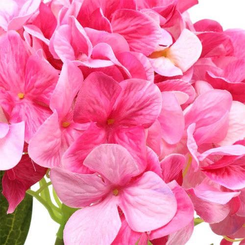 Floristik24 Hortensia stor kunstig rosa L110cm
