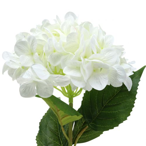 Floristik24 Hortensia stor kunstig hvit L110cm