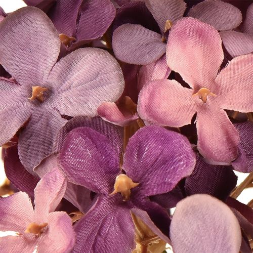 gjenstander Kunstige hortensiaer lilla kunstige blomster hortensia 34 cm 2 stk