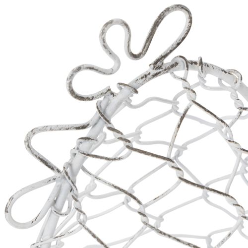 gjenstander Trådkurv formet som en kylling til påskeegg. Sjarmerende tillegg til påskepynten. 14 cm