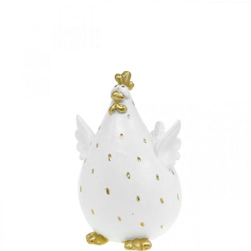 Floristik24 Original påskepynt, morsom kylling, bordpynt vår, påskekylling H9cm 1 stk