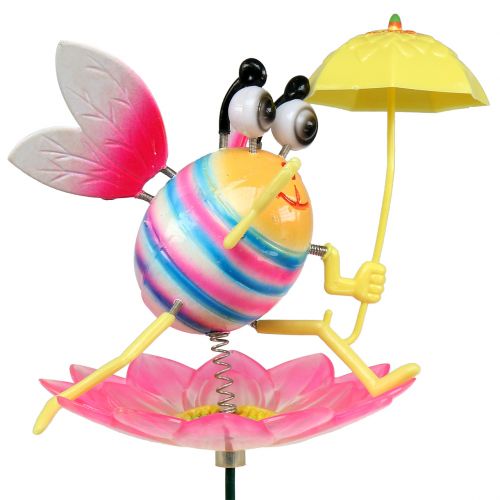 Floristik24 Hummel med paraply hageplugg 70cm
