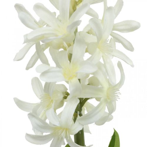 gjenstander Kunstig hyasint med løke kunstig blomst hvit å stikke 29cm