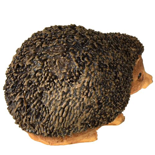 Pinnsvin dekorativ høstfigur håndmalt brun 14×9,5×9 cm | Floristik24.no