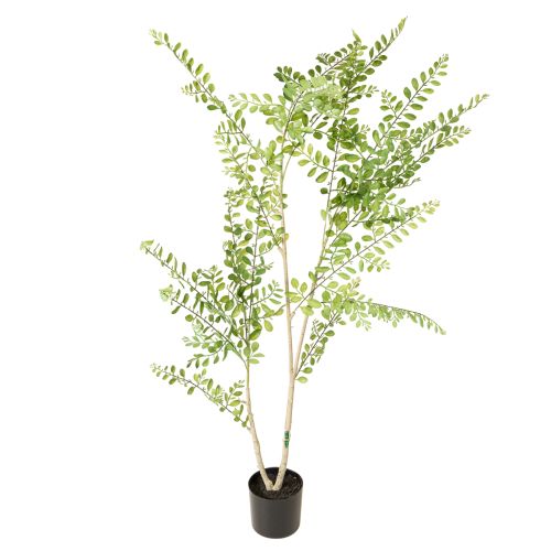 Kunstig plante i potte, 130 cm høy, grønn, dekorativ | Floristik24.no