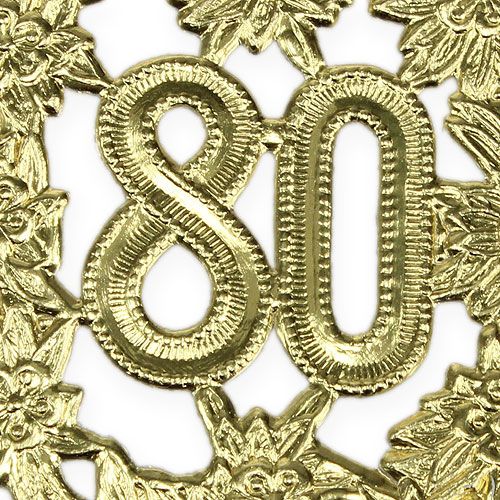 gjenstander Jubileumsnummer 80 Ø8cm 10stk