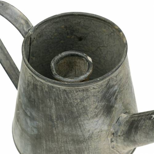 Floristik24 Lysestake kanne antikk look H12/9cm 2stk