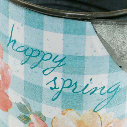 Floristik24 Blomstervase deco krukke metall vintage hage dekorasjon planter H23cm