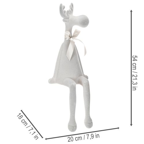 Julefigur reinsdyr med lange ben, hylleholder, 54 cm | Floristik24.no