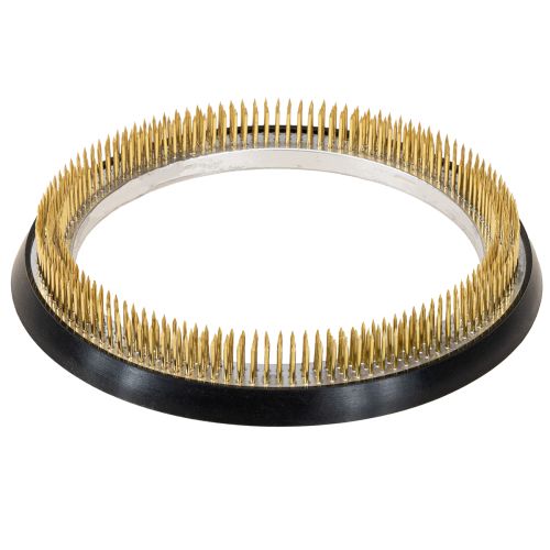 gjenstander Kreativ blomsteroppsatshjelp med messingnåler til ikebana og blomsteroppsatser