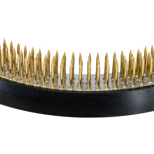 gjenstander Kreativ blomsteroppsatshjelp med messingnåler til ikebana og blomsteroppsatser