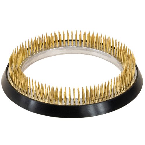 gjenstander Rund messingblomstpinnsvin til blomsteroppsatser og ikebana