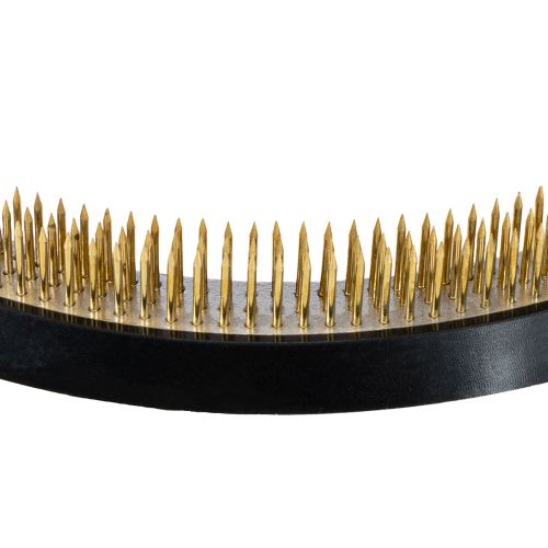 gjenstander Kenzan blomsterarrangementshjelpemiddel med messingnåler for blomsteroppsatser