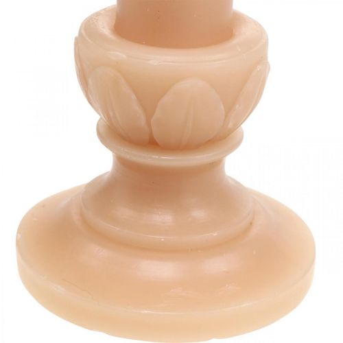 Floristik24 Deco Rod stearinlys Laks Nostalgisk stearinlys Dekorasjonsvoks Ensfarget 25cm