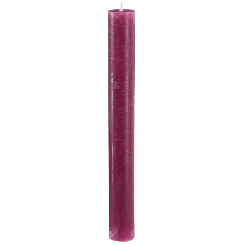 gjenstander Stearinlys ensfargede Berry stick lys 34x300mm 4 stk