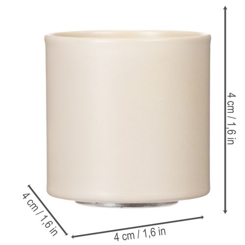 Magnetiske lysholdere for tykke, koniske lys (4 cm), 4 stk. | Floristik24.no