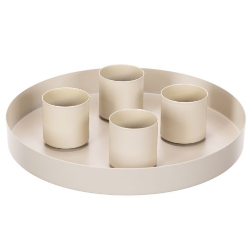 Magnetiske lysholdere for tykke, koniske lys (4 cm), 4 stk. | Floristik24.no