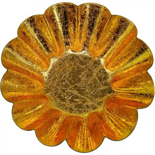 gjenstander Telysholder julepynt bakeform svart gull Ø12cm 2 stk