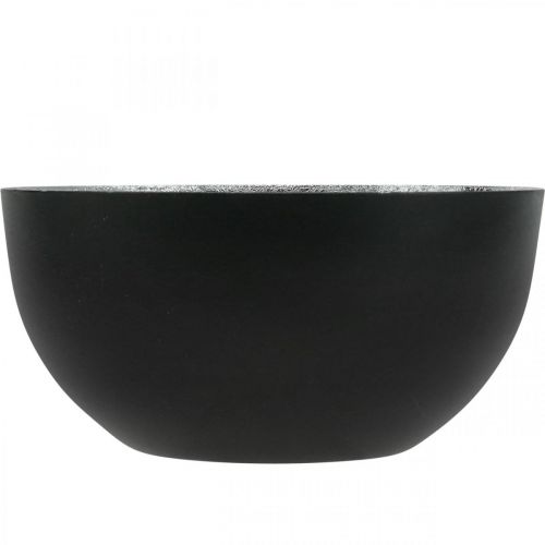 gjenstander Lysestake Sort Sølv Lysestake Ø13cm H6,5cm