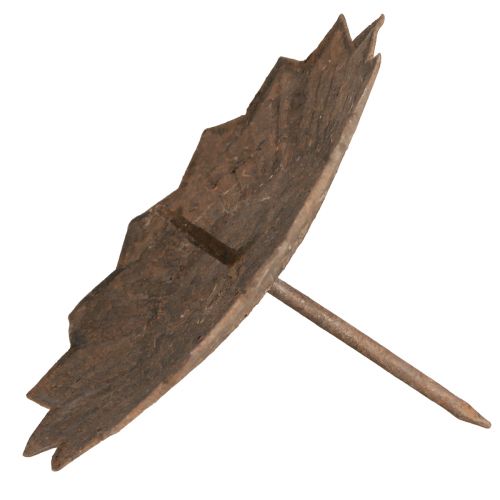 gjenstander Lysestaker for oppklistring Ø11cm H8cm rusteffekt 4 stk