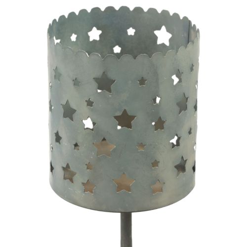 Floristik24 Lysholder for å stikke adventskrans Ø6,5cm H14cm 4 stk