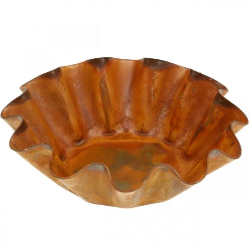 Floristik24 Dekorativ stekeform, metalldekorasjon, rustfritt stål, lysfat Ø9cm H3cm 6stk