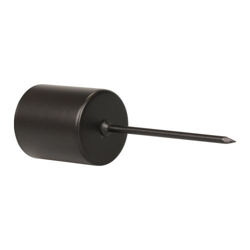 Floristik24 Lysestake til oppklistring, svart, Ø3,2 cm, 4 stk.