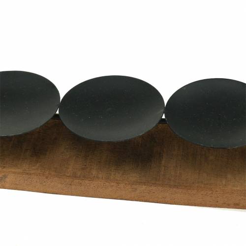 Floristik24 Lysholder teak natur 60cm