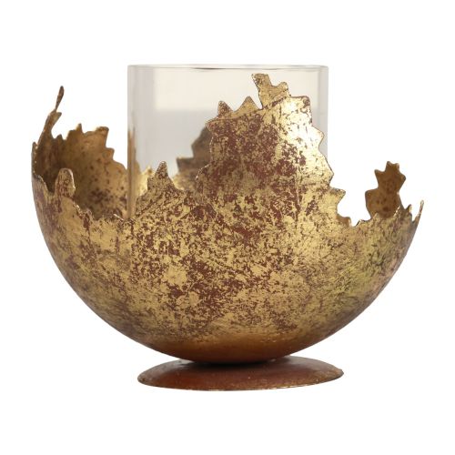 Floristik24 Borddekorasjon julelykt metall antikk 12cm Ø15cm