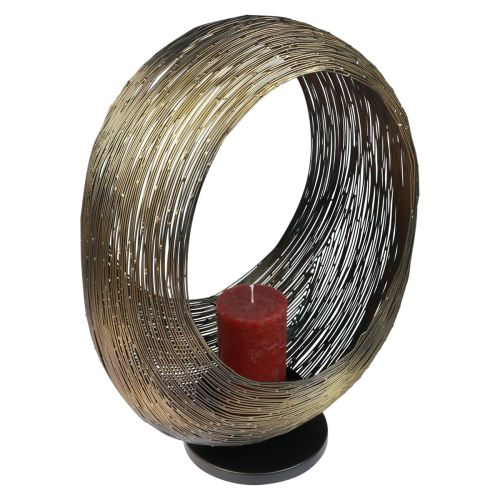 Floristik24 Lysestake dekorativ metallskulptur telysholder H45cm