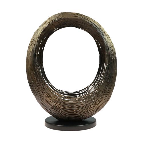 Floristik24 Lysestake dekorativ metallskulptur telysholder H33,5cm