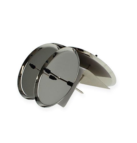 gjenstander Lysholder sølv Ø7cm 4 stk