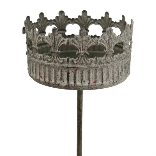 Floristik24 Lysestake for oppklistring av telysholdere antikk Ø7cm 4 stk