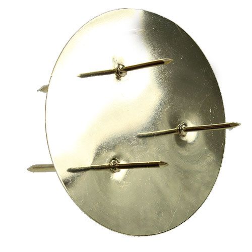 Floristik24 Lysestake gull Ø8cm