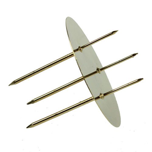 Floristik24 Lysestake gull Ø8cm